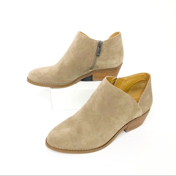 Lucky Brand Shoes - Lucky brand tan suede booties